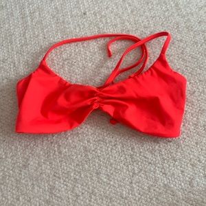 vibrant pink bikini top